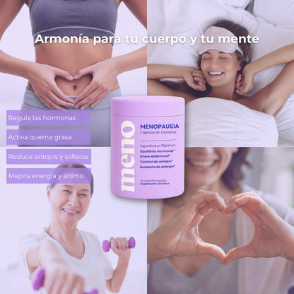 MENO® l Cápsulas Adelgazantes Menopausia | 50% OFF