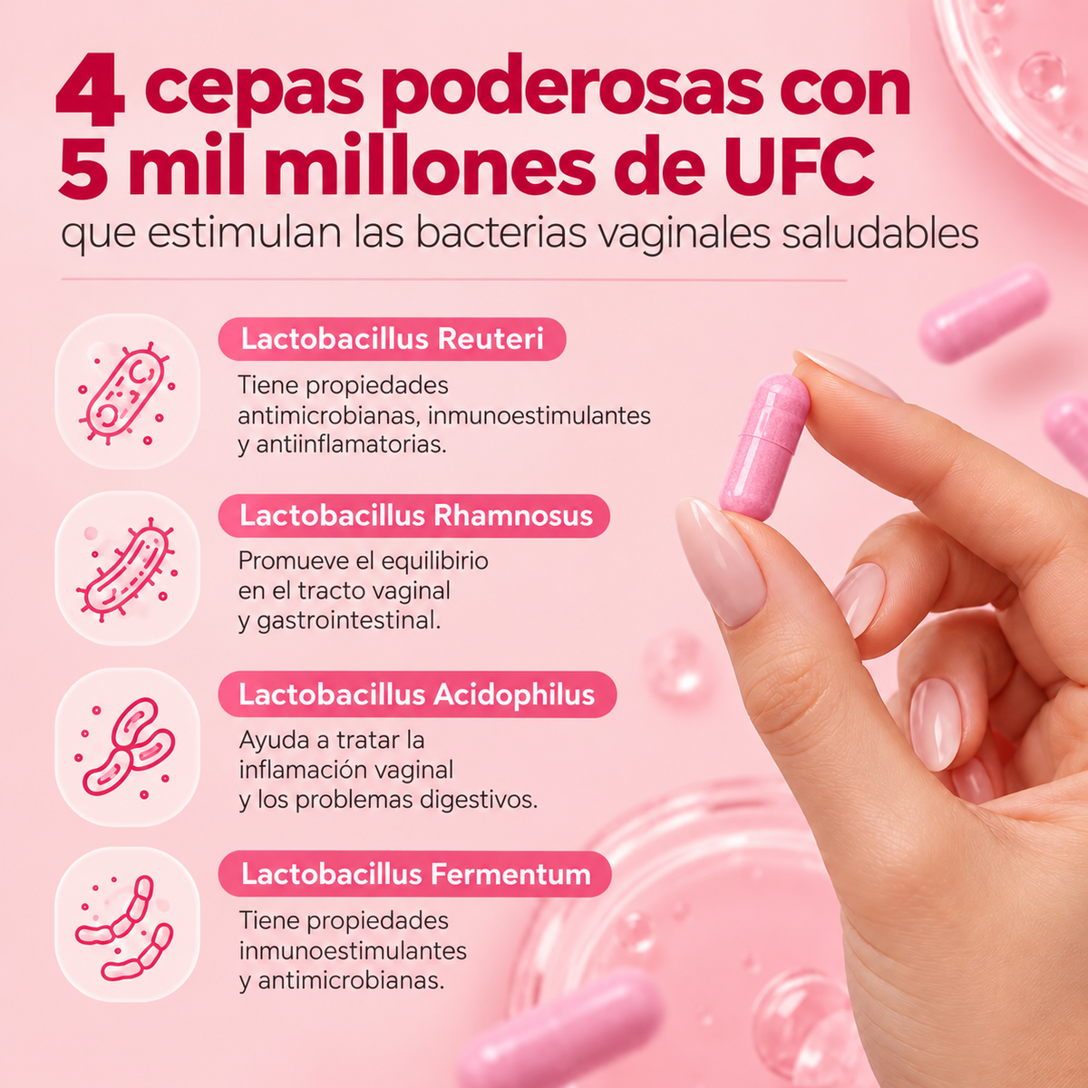 URO® l Cápsulas Probioticas Para Parte Intima | 50% OFF